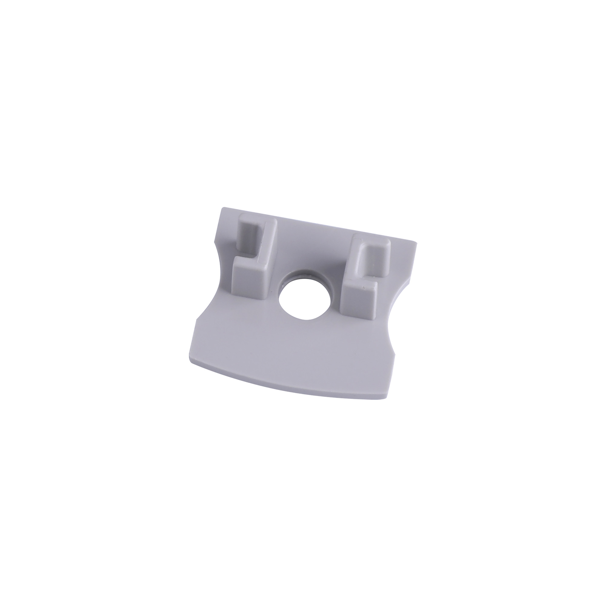 M7397  Tiras 17.3 x 15.7mm Grey Profile End Cap With Hole (1pc) for M7394